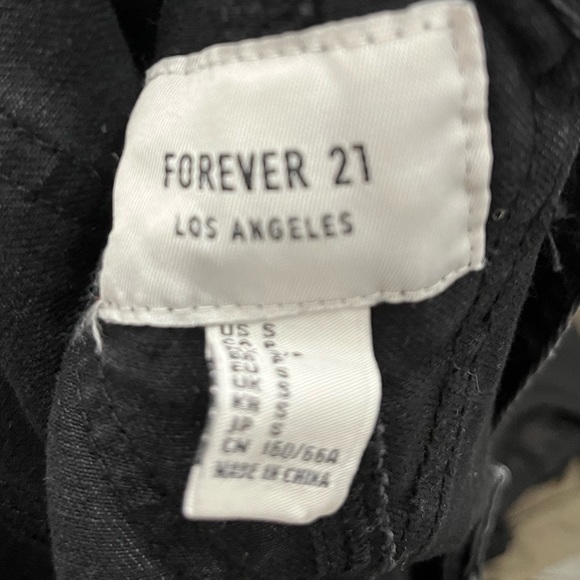 EUC Black Overall Mini Dress - Picture 6 of 6